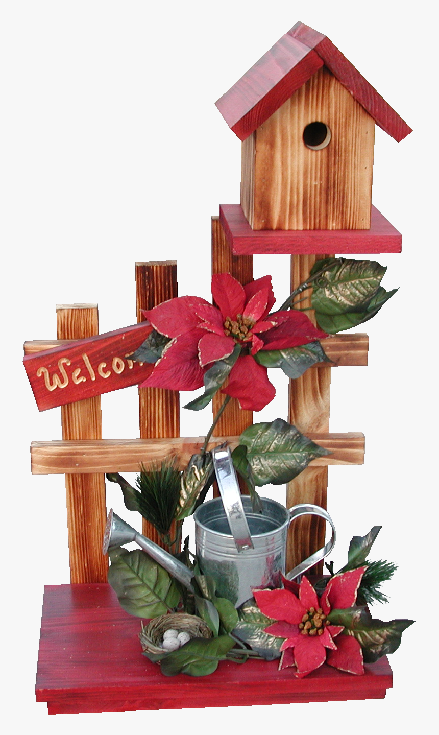 White Picket Fence And Bird Houses, HD Png Download