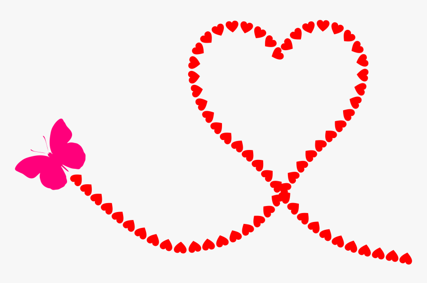 Butterfly Hearts Trail L - Good Morning For Future Hubby, HD Png Download