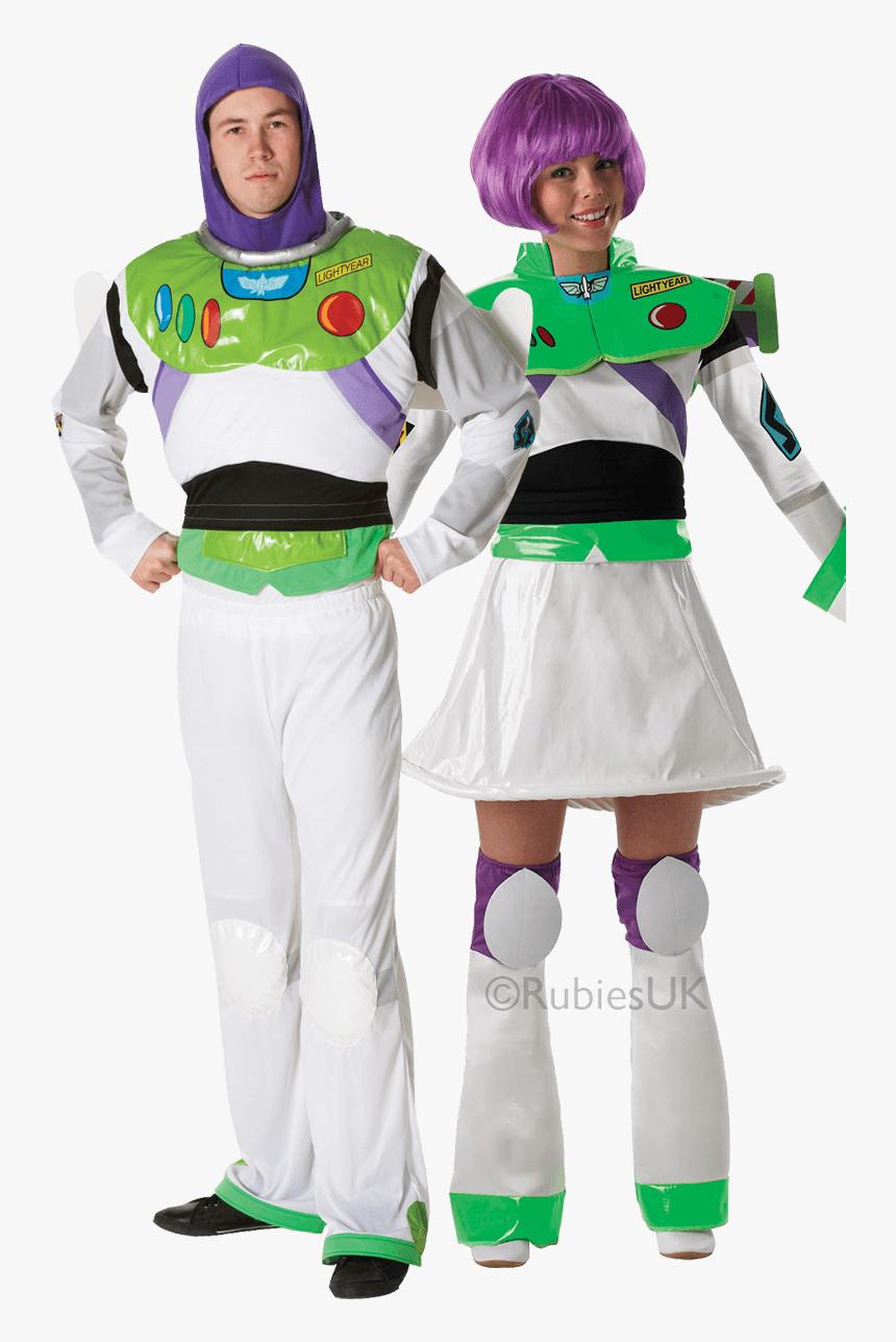 Buzz Lightyear Couples Costume - Adult Toy Story Fancy Dress, HD Png Download