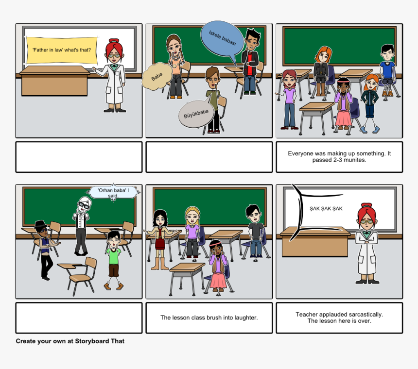 Angry Teacher Storyboard, HD Png Download