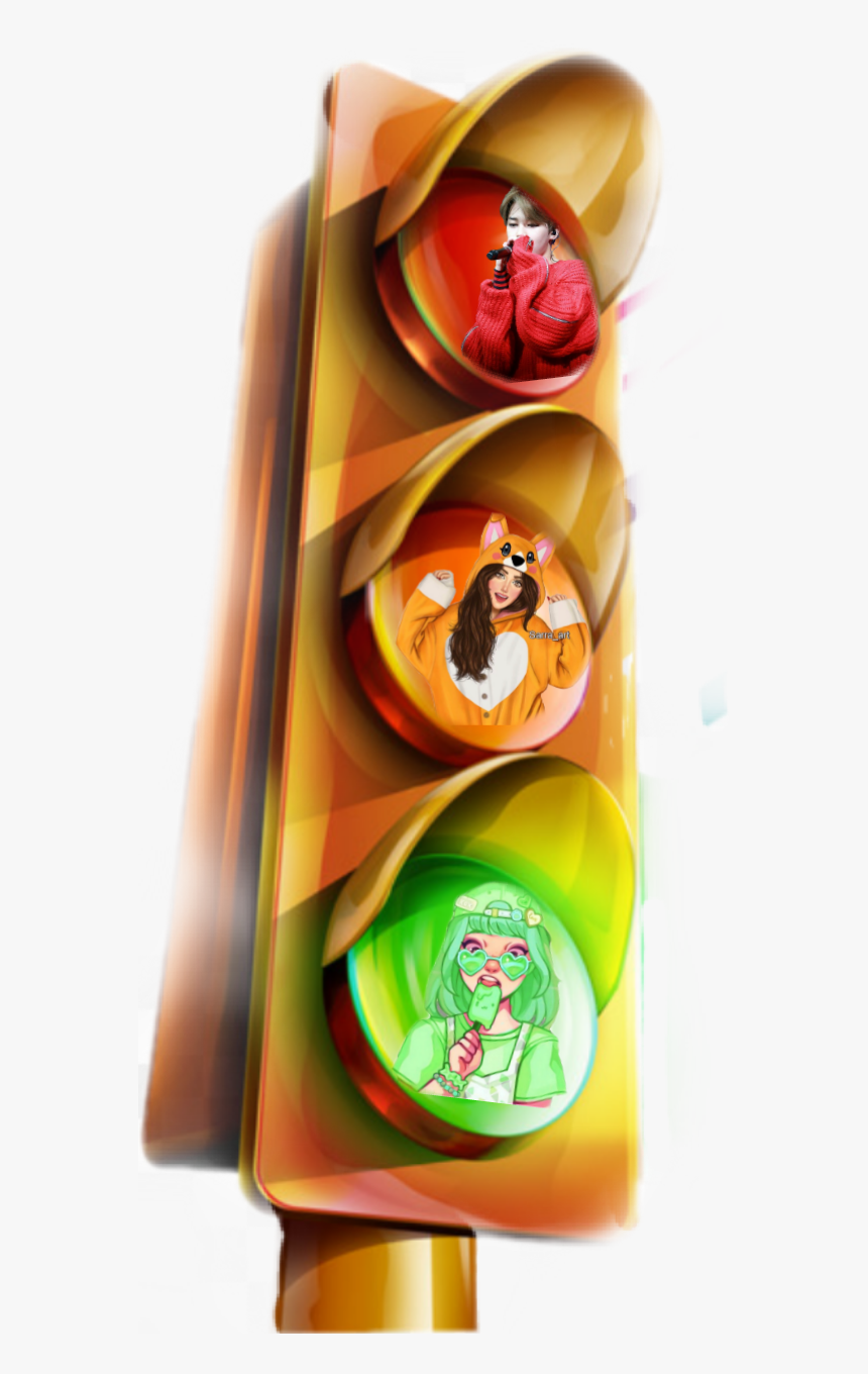 #semaforo #color #stop #realpeople - Traffic Light, HD Png Download