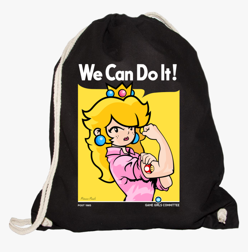Transparent Gamer Girl Png - Princess Peach We Can Do, Png Download