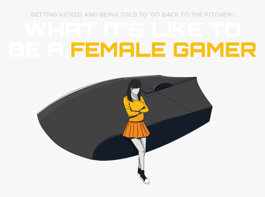 Transparent Gamer Girl Png - Cartoon, Png Download