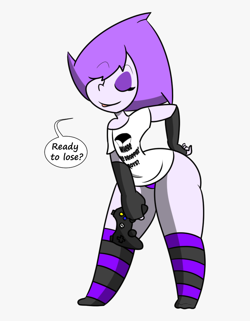 Gamer Girl Lewdi - Cartoon, HD Png Download