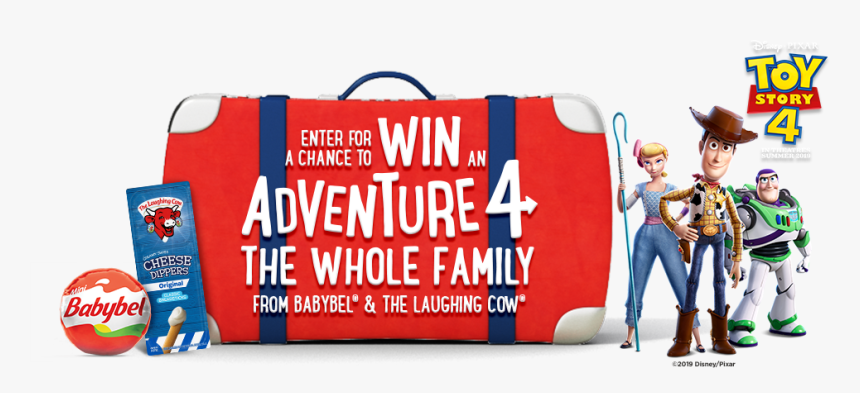 Enter For A Chance To Win An Adventure 4 The Whole - Babybel Toy Story 4, HD Png Download