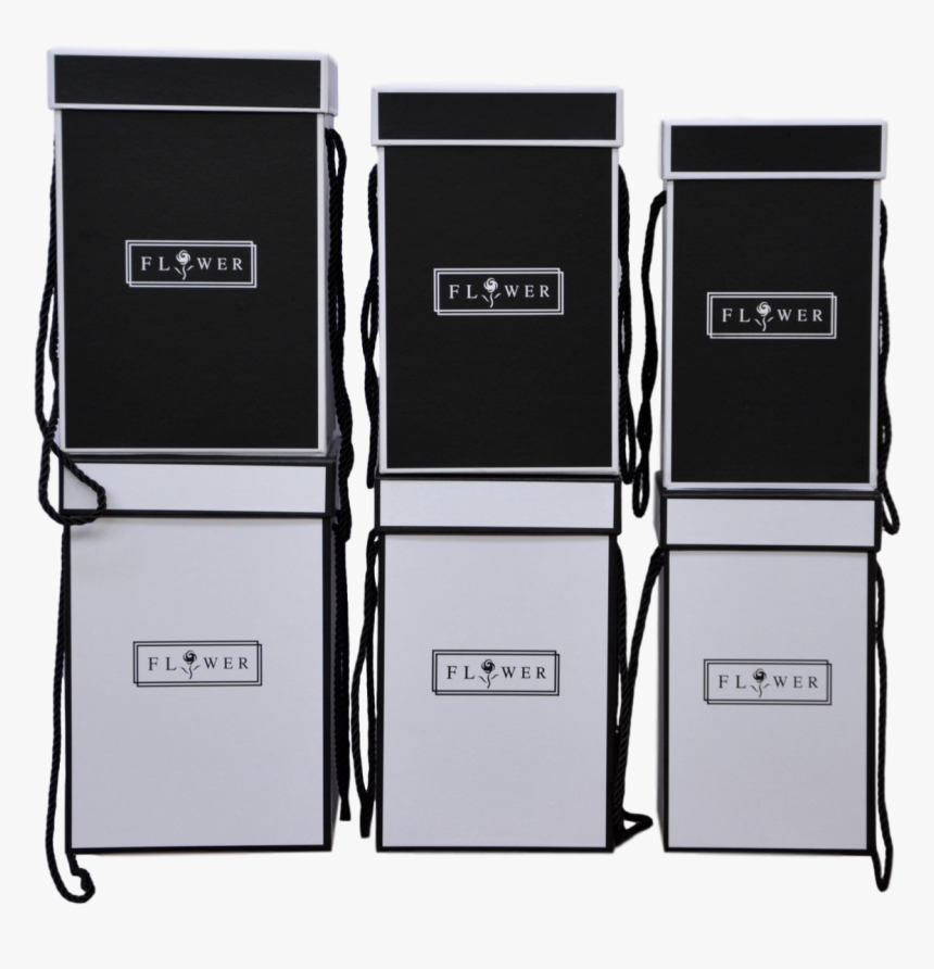 Flower Box Png -s/3 Tall Square Cardboard Flower Box - Paper Product, Transparent Png
