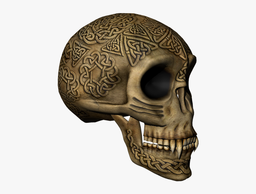 Skull, Death, Dark, Skeleton, Man, Halloween, Bones - Cuervo Calavera Png Transparente, Png Download
