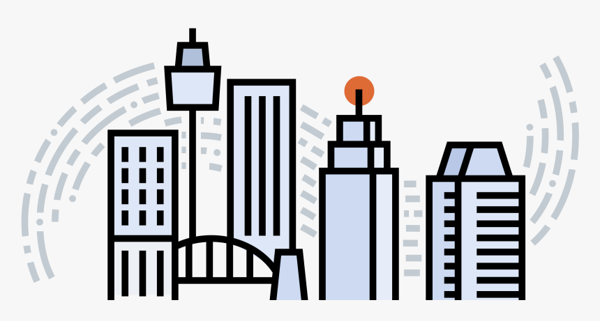 Clip Art Library Stock Huge - City Icons Sydney, HD Png Download