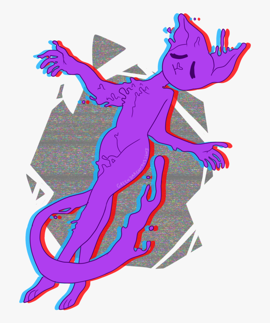Clip Art Illustration Legendary Creature Pink M - Trippy Character Transparent, HD Png Download