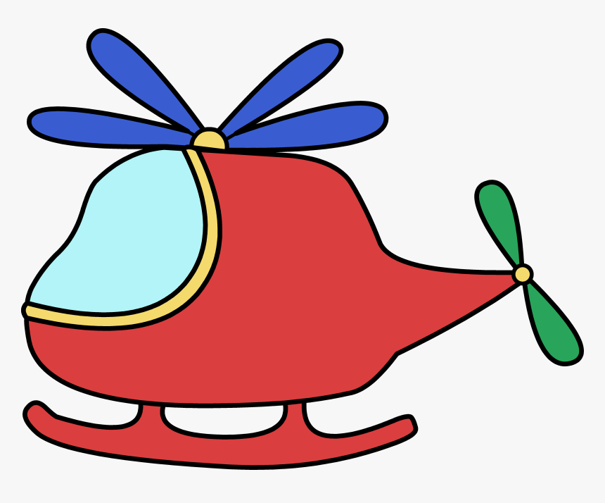Images For Put Away Toys Clipart - Helicopter Clip Art, HD Png Download