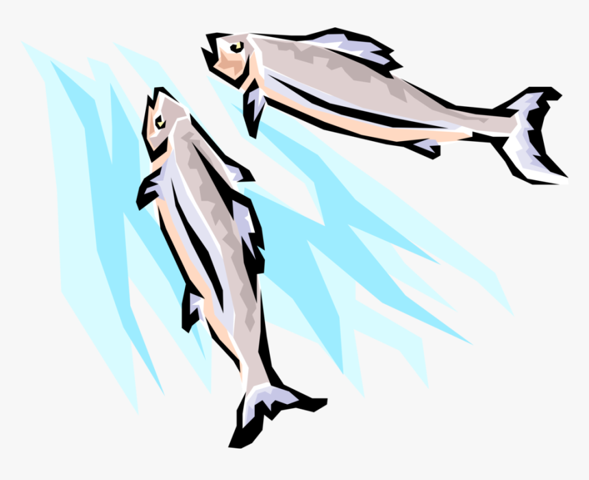 Transparent Fish Swimming Png - Fish Swimming Illustration Png, Png Download