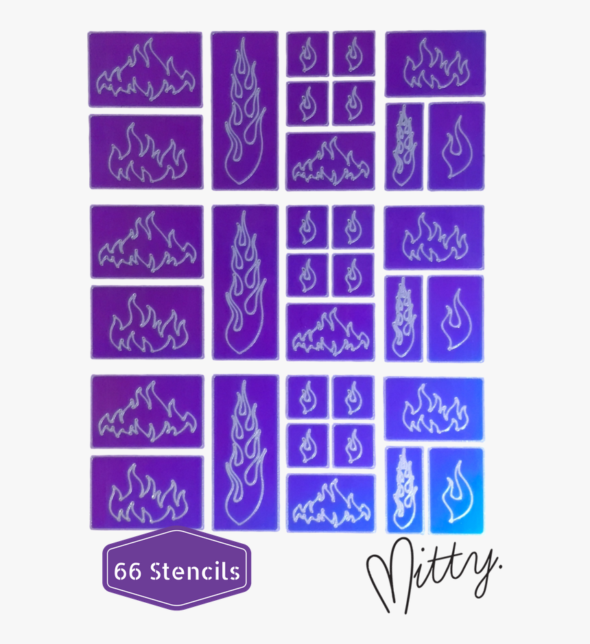 Nail Art Vinyl Stencil - Motif, HD Png Download