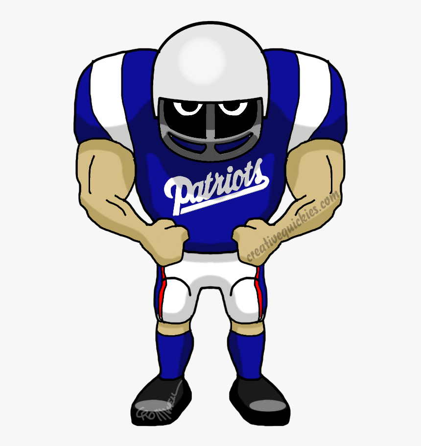 Foxborough Massachusetts New England Patriots - Football Player Cartoon Transparent, HD Png Download