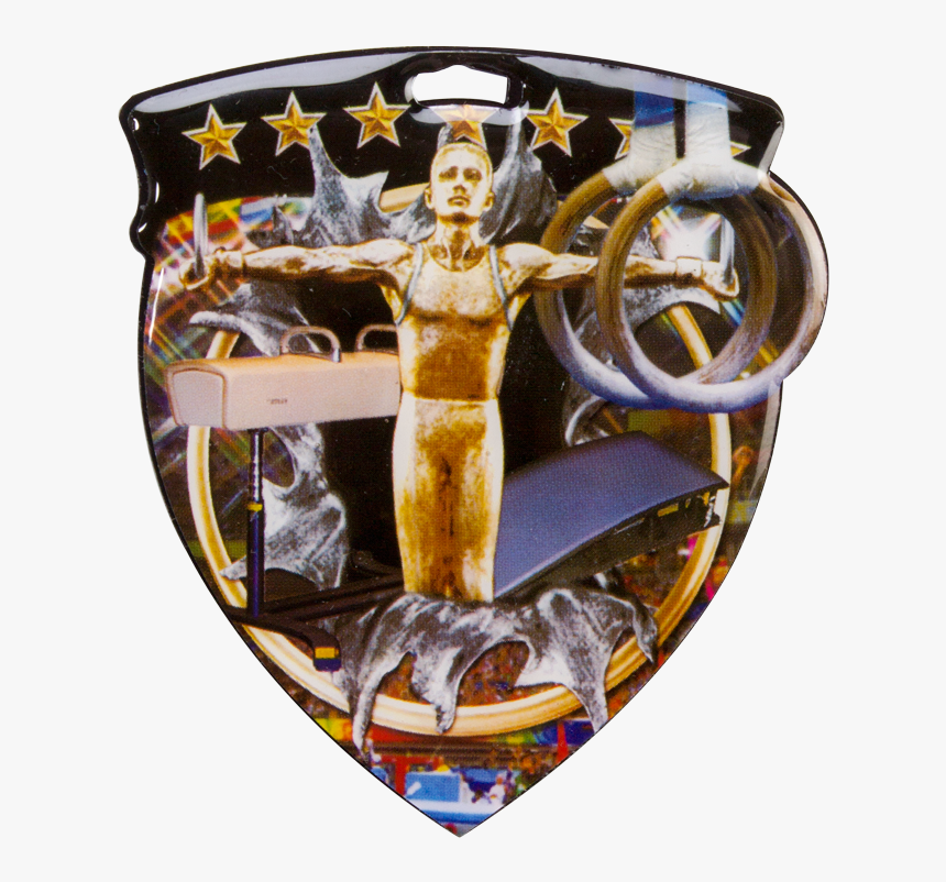 Color Burst Medal For Gymnastics Events - Badge, HD Png Download