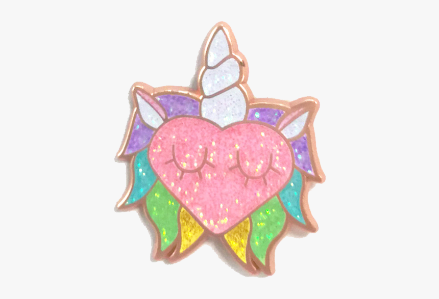 Custom Gold Metal Hard Enamel Unicorn Enamel Pins With - Embroidery, HD Png Download