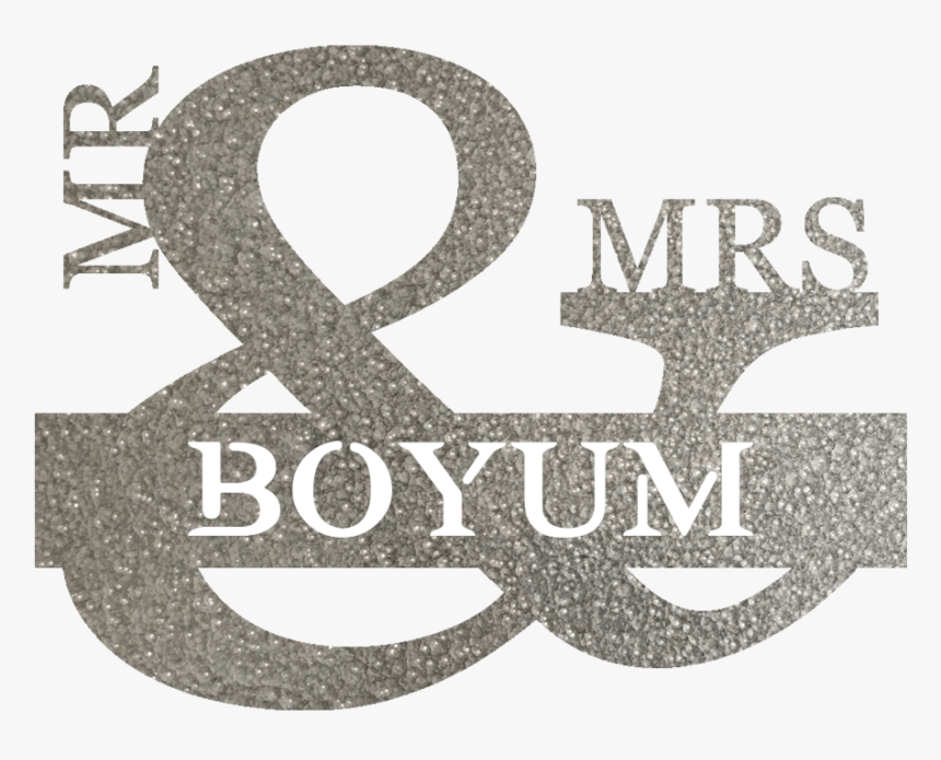 Mr & Mrs Png - Calligraphy, Transparent Png