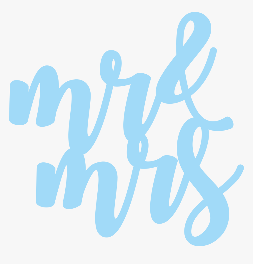 Mr & Mrs-01 - Calligraphy, HD Png Download