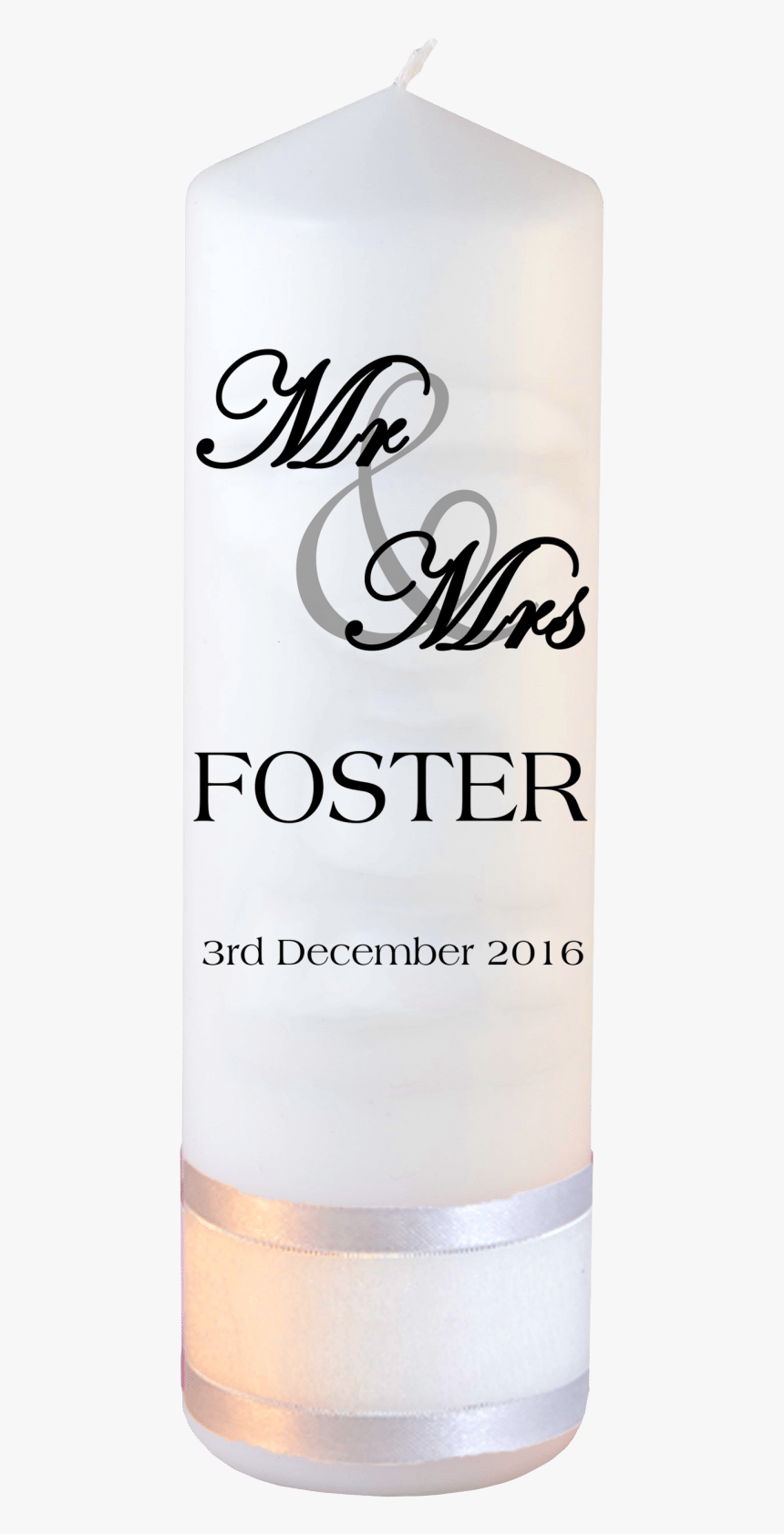 Wedding Candle Mr And Mrs Font - Totalmente Demais, HD Png Download