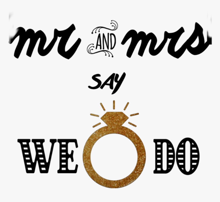 #married #mr #mrs #ido - Calligraphy, HD Png Download