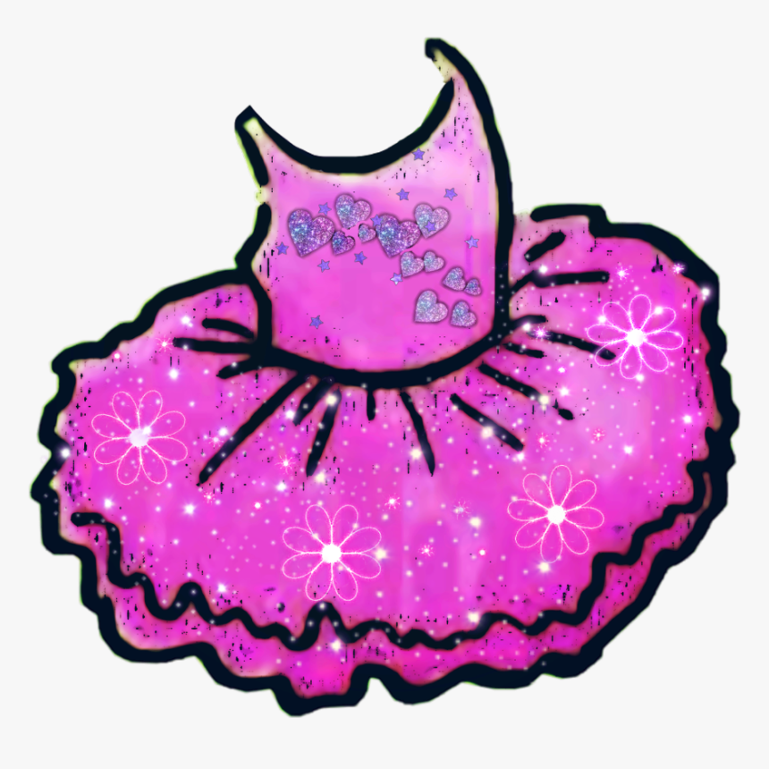 tutu dress purple sparkles Tutu Clipart, HD Png Download