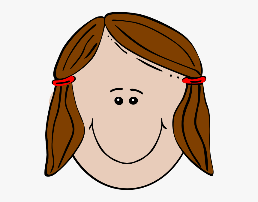 Transparent Tutu Clipart Png - Brown Haired Girl Clipart, Png Download