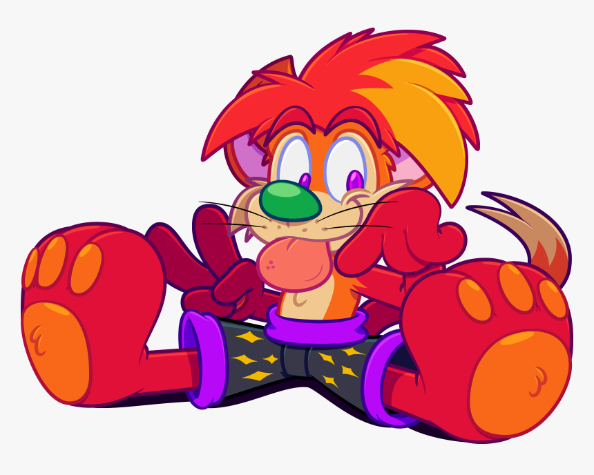 Cute Pjed Toon Kitty - Cartoon, HD Png Download