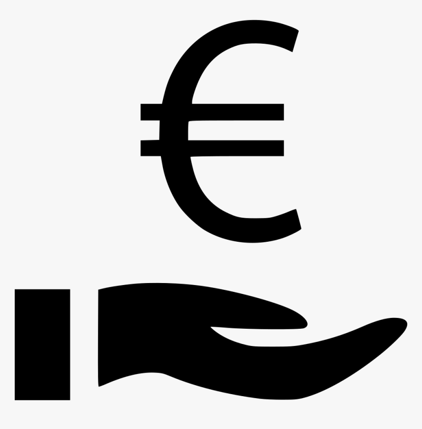 Hand Finance Money Hands Euro - Free Icon Euro Money, HD Png Download