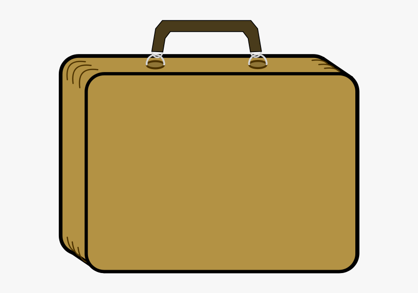 Collection Of Free Drawing - Suitcase Clipart, HD Png Download