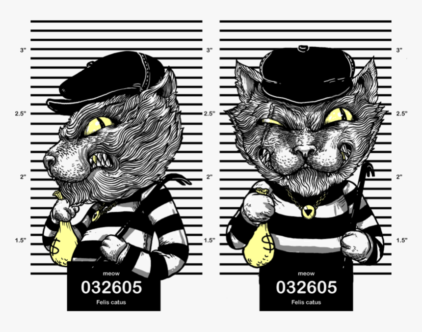 Cartoon Cat Burglar, HD Png Download