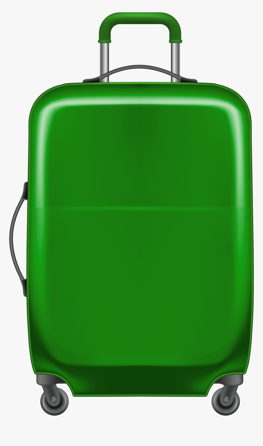 Luggage Clipart Green Suitcase - Transparent Png Green Suitcase, Png Download