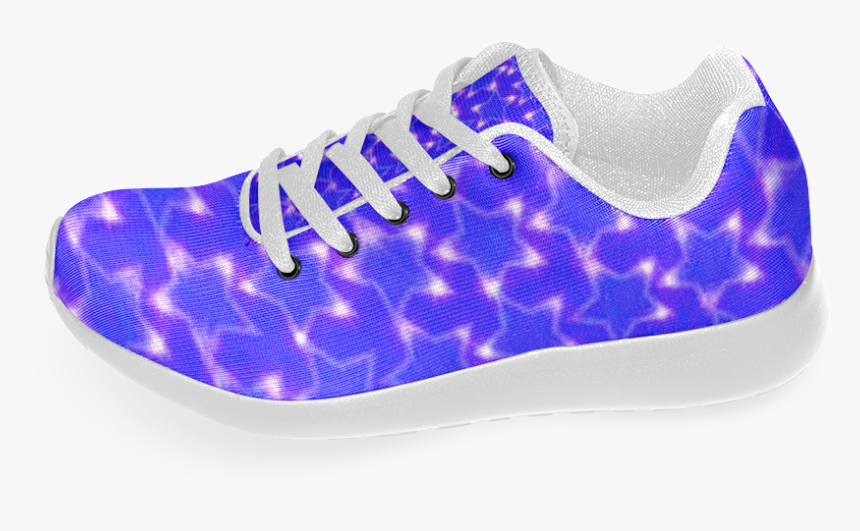 Zappy Blue Sparkling Stars Women’s Running Shoes - Running Shoe, HD Png Download