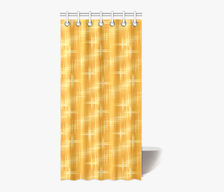 Sparkling Stars, Golden Shower Curtain 36 X72 - Window Covering, HD Png Download