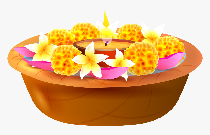 Floating Candles Png - Ganesh Chaturthi Decoration Png, Transparent Png