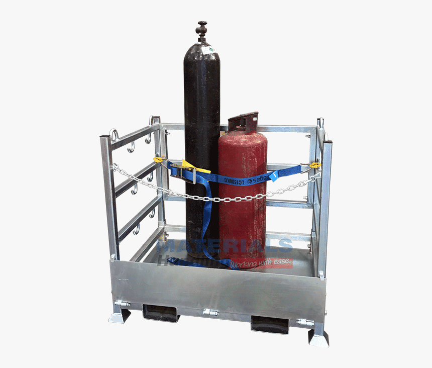 Msgc80 Gas Cylinder Stillage Cage - Machine, HD Png Download