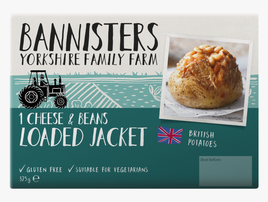 Bannisters Jacket Potatoes Skins Cheese And Bacon, HD Png Download