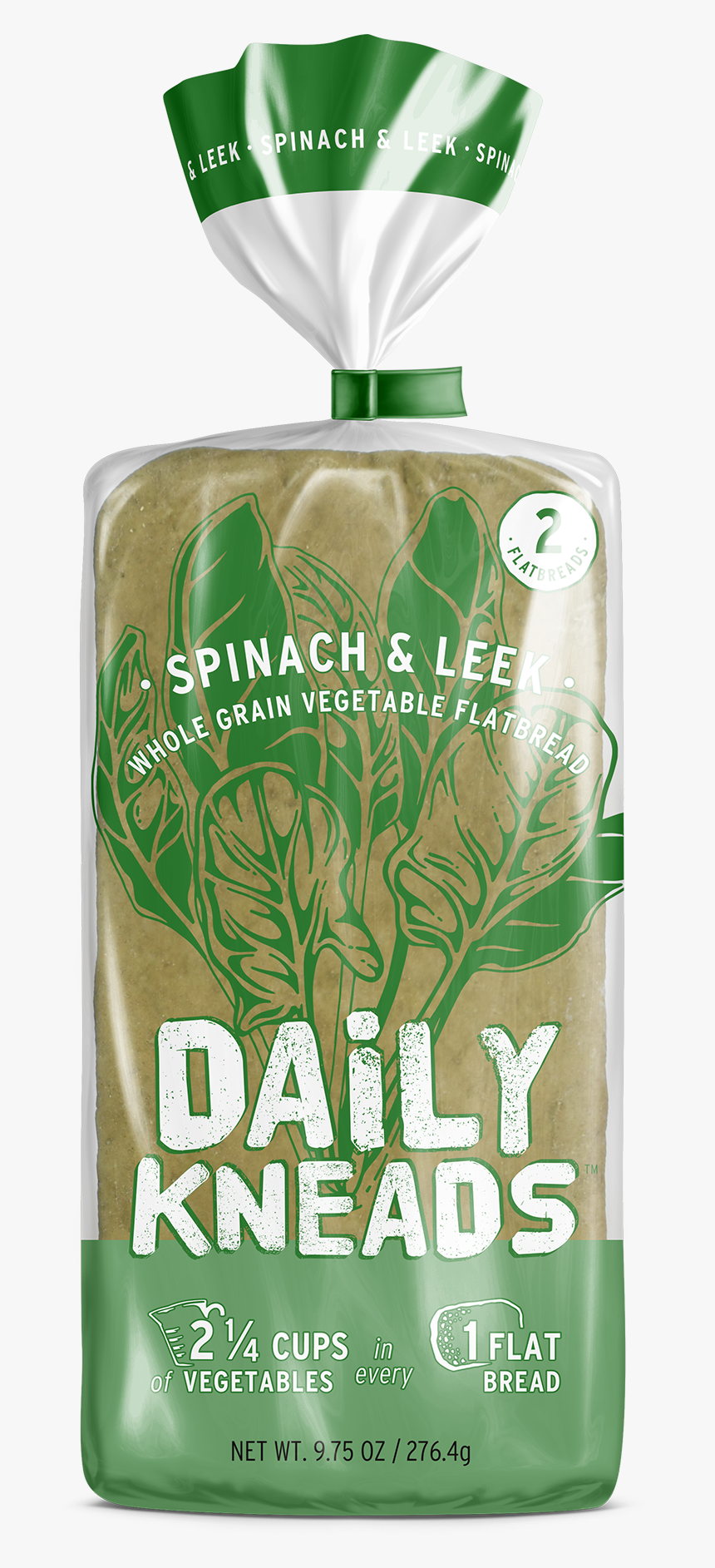 Spinach & Leek Veggie Flatbread 
 Class - Juicebox, HD Png Download