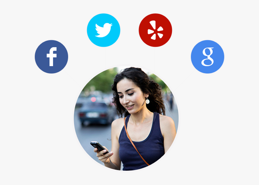 Hispanics Using Cell Phone, HD Png Download