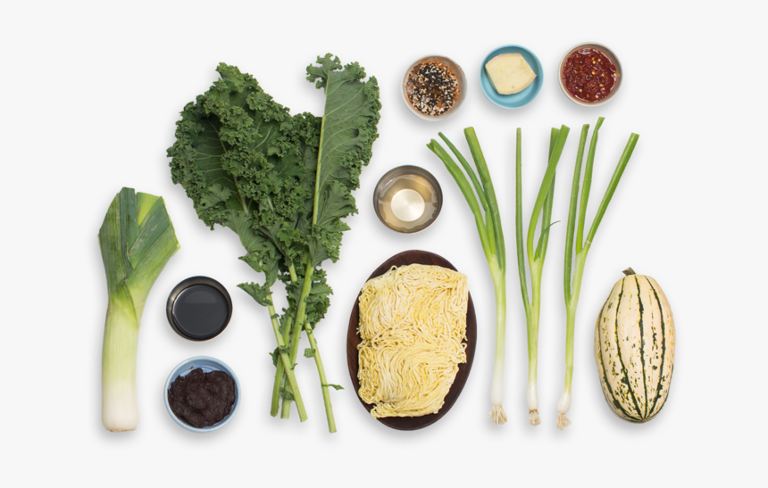Caramelized Leek & Barley Miso Ramen With Delicata - Superfood, HD Png Download
