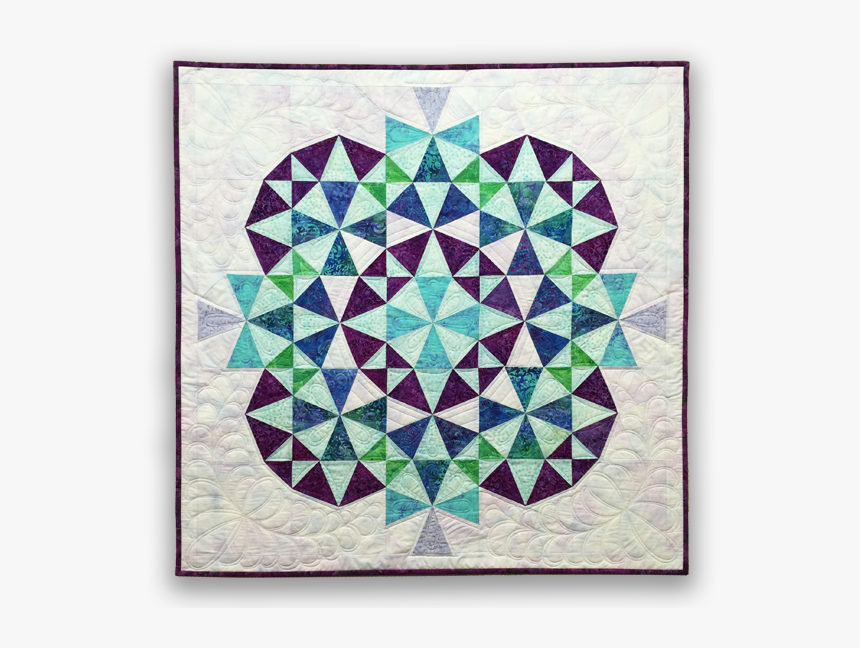 Kaleidoscope 2 Quilt Eleanor Burns Signature Quilt - Kaleidoscope Quilt Block Patterns, HD Png Download