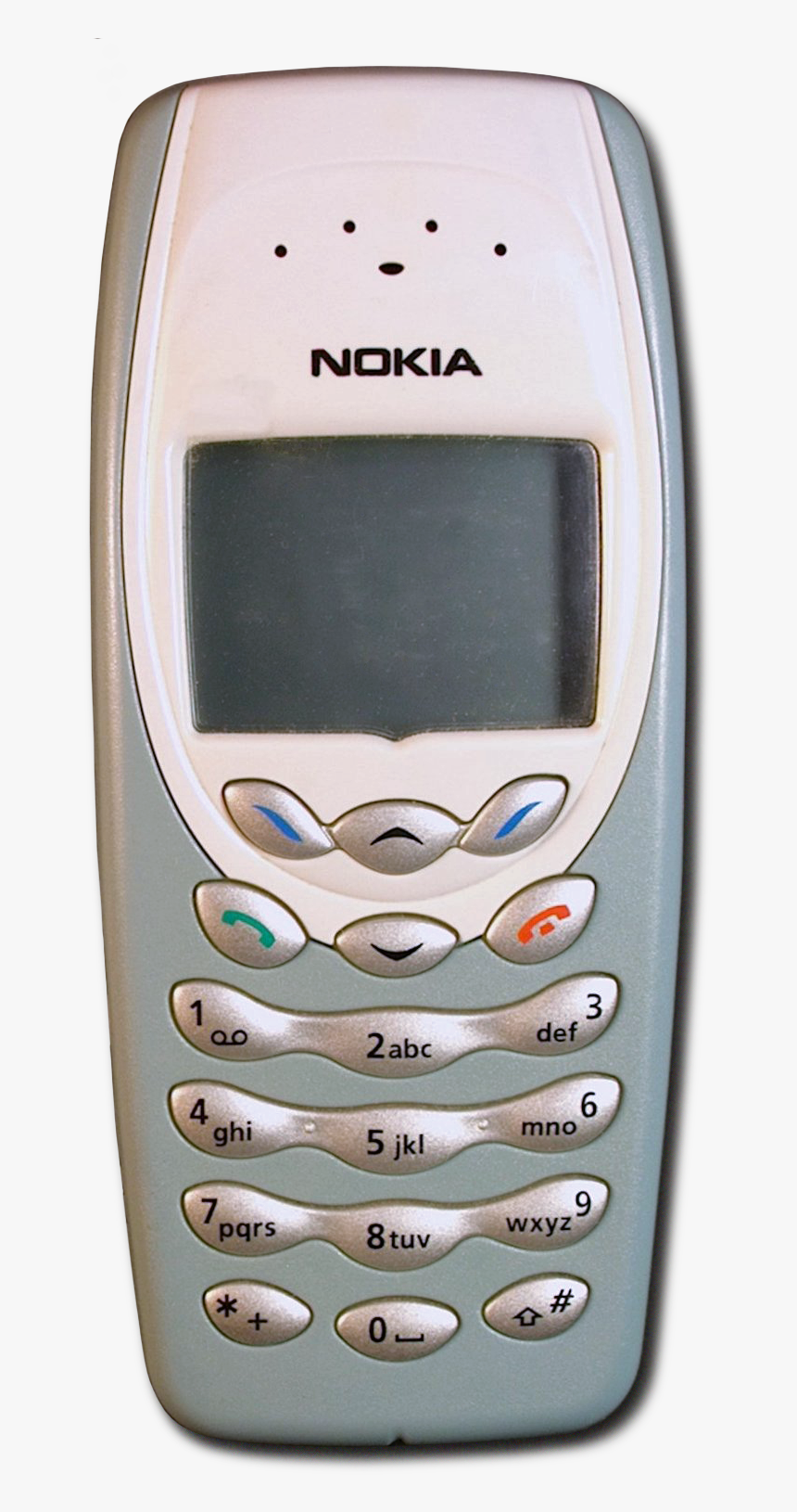 A White Nokia - Nokia 3410, HD Png Download