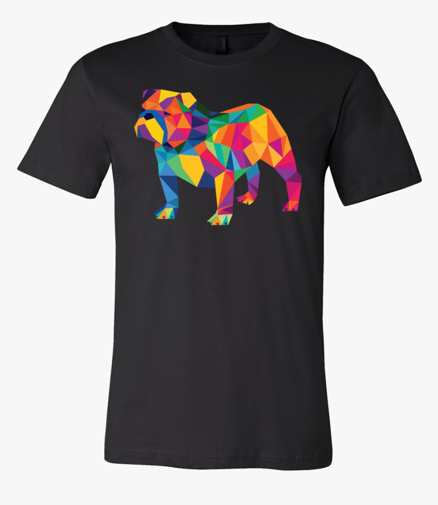 English Bulldog Geo Fractal - Seven Kingdoms Concert Tour Shirt, HD Png Download