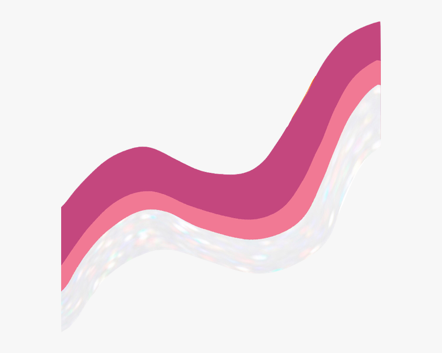 #lines #pintrest #aesteticline #wavy #freetoedit - Illustration, HD Png Download