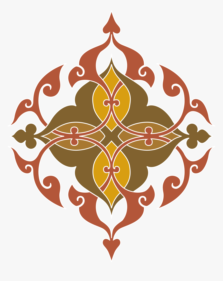 European Lace Pattern Line Draft 05 Vector Free Vector, HD Png Download