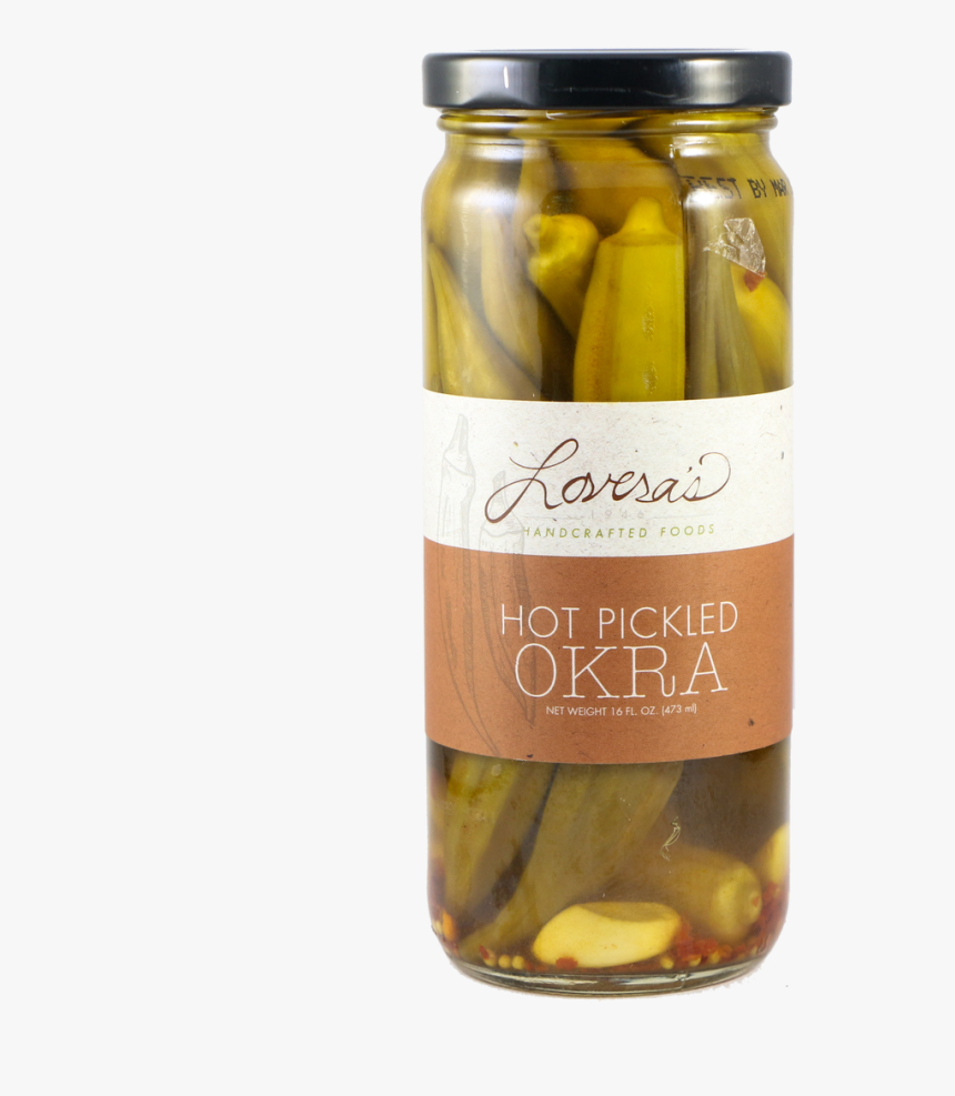 Hot Pickled Okra - Pickled Cucumber, HD Png Download
