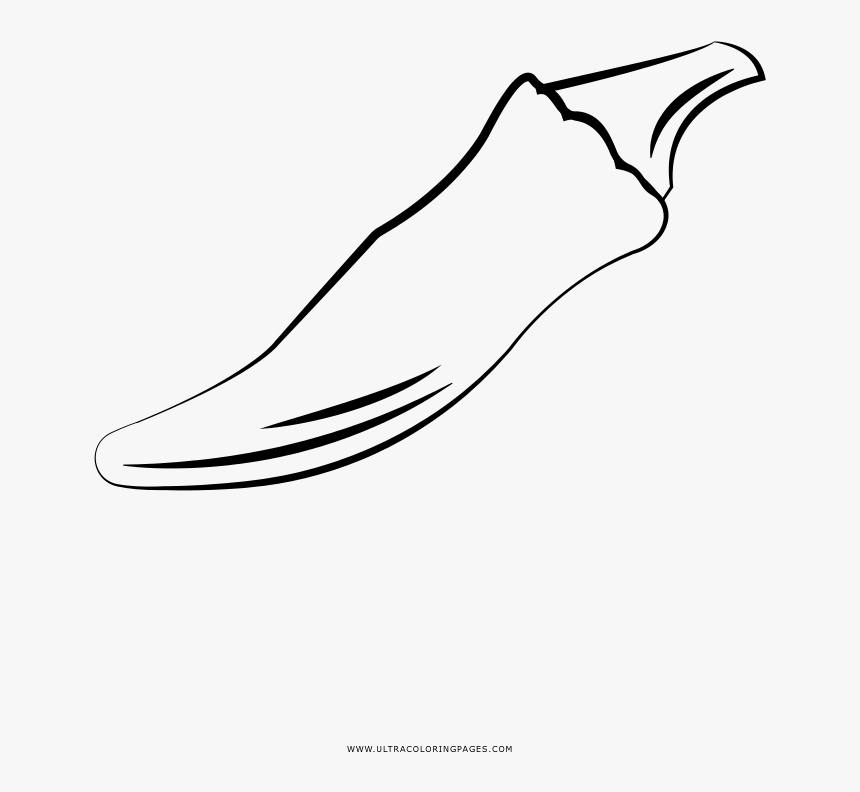 Okra Coloring Page - Desenho Para Colorir Quiabo, HD Png Download