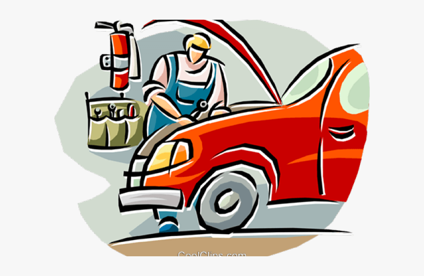 Car Mechanic Clipart - Working On Cars Png, Transparent Png