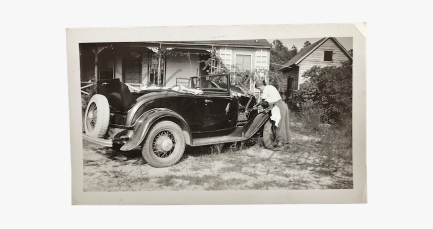 Vintage 1930s Auto Mechanic Women’s Labor Photo - Vintage Car, HD Png Download