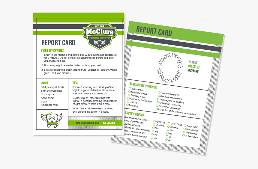 Essay Clipart Report Card - Dental Hygiene Patient Report Card, HD Png Download