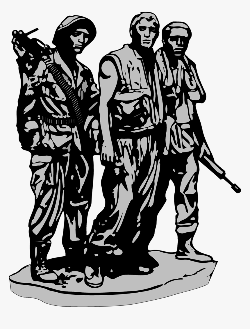 Veterans Clipart Veterans Vietnam - Vietnam Veterans Memorial Clip Art, HD Png Download