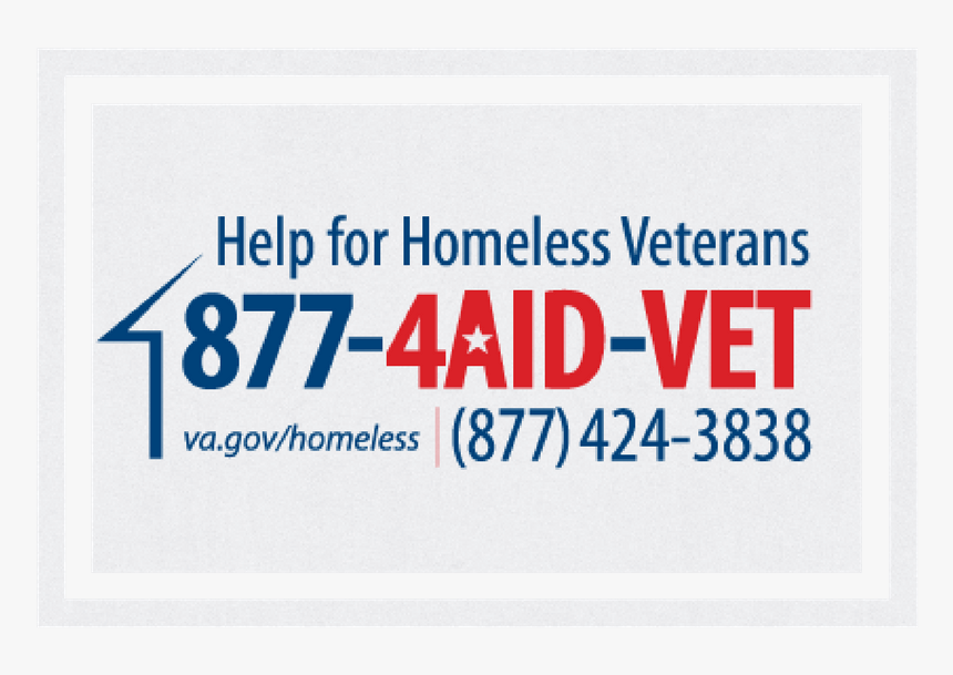 Homeless Veteran Help, HD Png Download